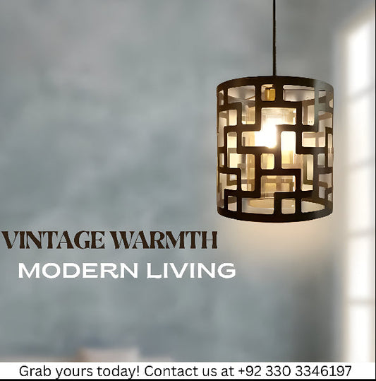 VINTAGE CAGE HANGING PENDANT