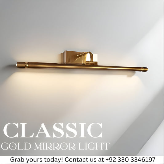 TRADITIONAL GOLD MIRROR LIGHT