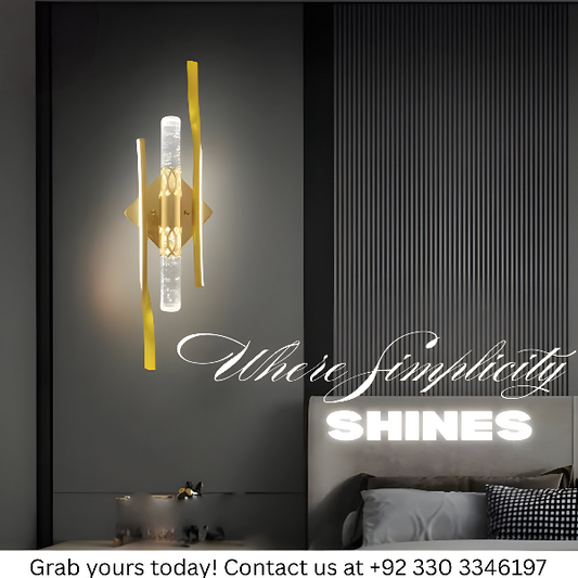 CRYSTAL LED WALL SCONCE