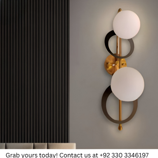 DUAL DISC GLOW WALL LIGHT