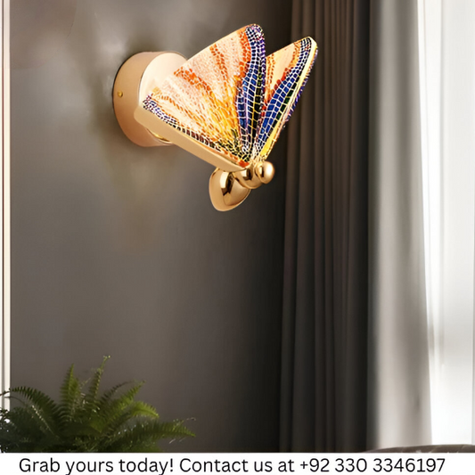 BEAUTIFUL BUTTERFLY WALL SCONCE