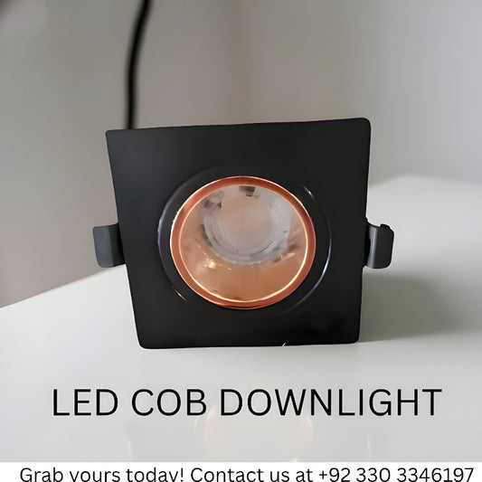 LED COB DOWNLIGHT BLACK & ROSE GOLD