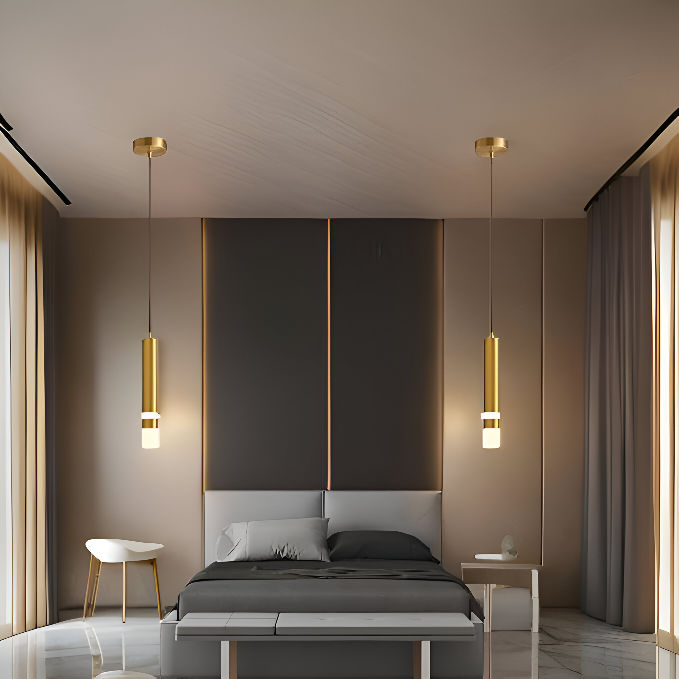 ACRYLIC LONG TUBE HANGING LIGHT