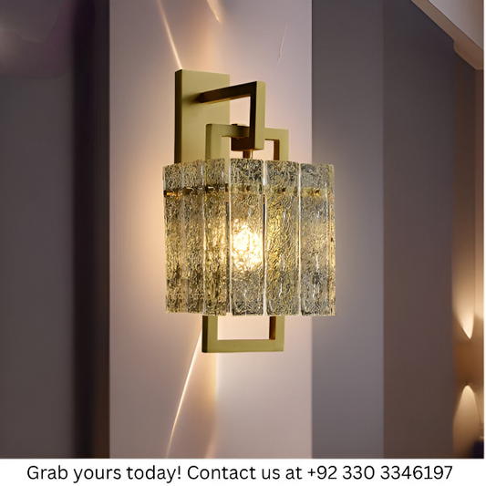 FROSTED GLEAM SCONCE