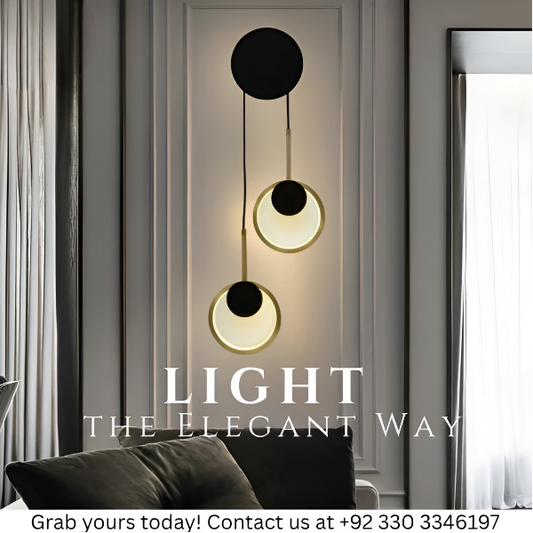 MODERN RING PENDANT WALL LIGHT