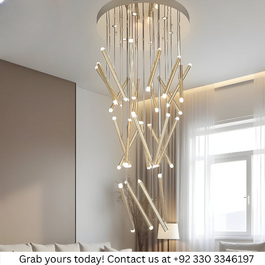 LED STAIRCASE CHANDELIER