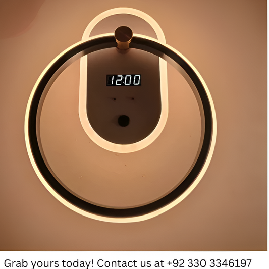 LED WALL CLOCK LIGHT