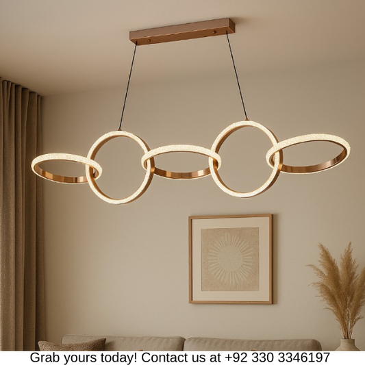 Modern Golden Ring hanging light
